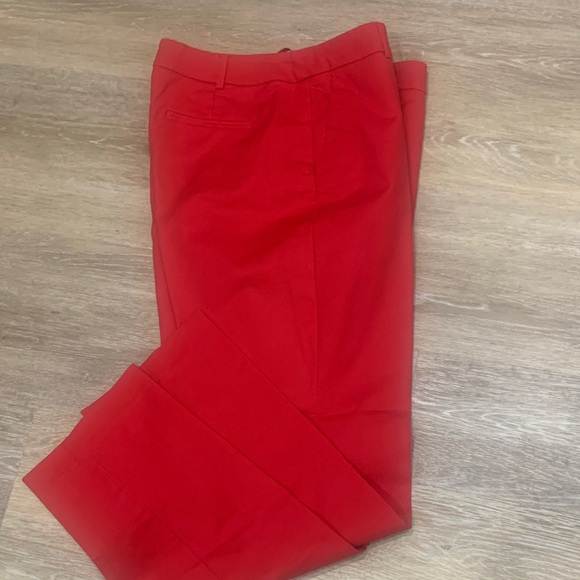 Jones New York Bold Red Trousers - Picture 3 of 5